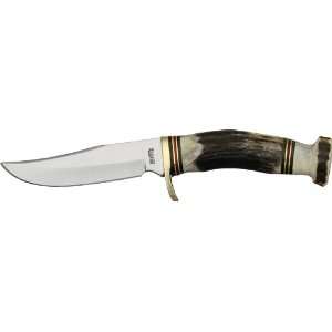 Marble Knives 801 Mini Hunter Knife with Stag Handles with Stag Pommel 