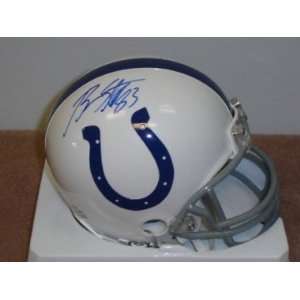 Brandon Stokley Autographed/Hand Signed Indianapolis Colts Mini Helmet