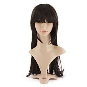  Store711 Synthetic Fashion Long Straight Style Black Wig Beauty