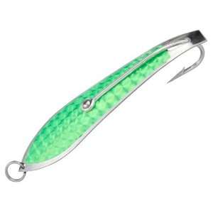   Silver and Green 5 1/2 Spoon Lure 