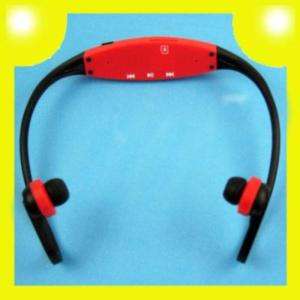 New Sport Handsfree Headset Portable  Player Red #8456  