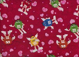 Candy Valentine Fabric Fat Quarter FQ New  