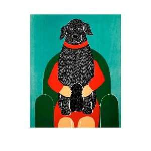  Lap Dog by Stephen Huneck, 13x19