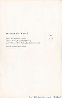 Maureen Rene Polydor TOP AK 60er Jahre Orig. Sign. +13310  