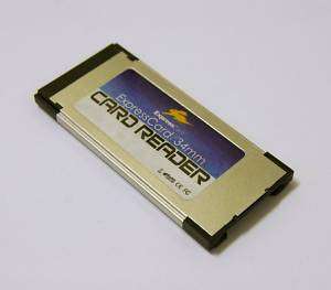 ExpressCard/34 SDHC SD MS xD card reader Win 7 Macbook  
