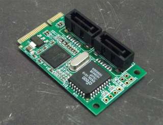 Mini PCI e PCI Express Internal SATA II Controller Card Vertical 