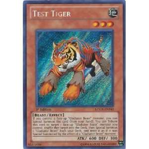    Yugioh Legendary Collection 2 Test Tiger Secret Rare Toys & Games