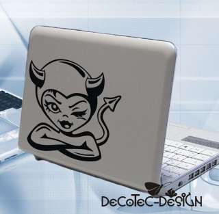LT003 BAD Girl Teufel Laptop Notebook Netbook Aufkleber Tattoo Skin 