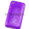Purple Circle Case Cover+Privacy Filter for iPhone 3 G 3GS OS New 