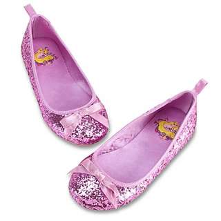 Disney Rapunzel Costume Glitter Tangled Shoes Size 1  