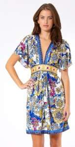 Hale Bob Silk Jersey Kimono Dress L 10 12 UK 14 16 NWT RARE Paisley 