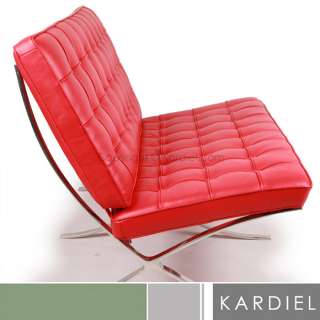 BARCELONA LOVE SEAT CHAIR 2 seater sofa modern mid century leather 