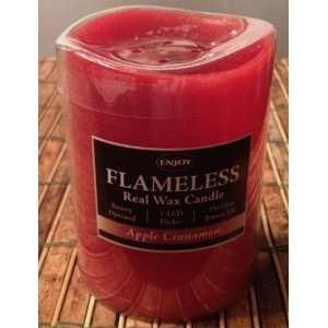  Apple Cinnamon Flameless Real Wax Candle