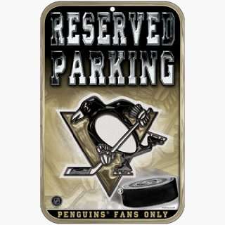    Pittsburgh Penguins Reserved Fan Parking sign