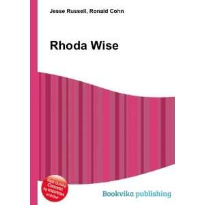  Rhoda Wise Ronald Cohn Jesse Russell Books