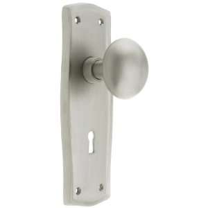 Prairie Style Door Set With Classic Round Knobs. Privacy Function in 