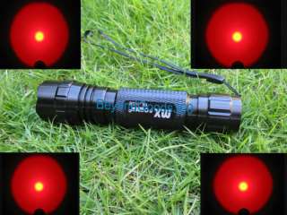 MX Power CREE Red Light 200 Lumens LED Flashlight Torch  