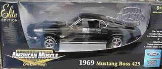 ERTL 118 1969 Mustang Boss 429 BLACK  