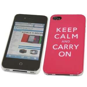 iTALKonline IMPERIAL PINK KEEP CALM AND CARRY ON Pattern 