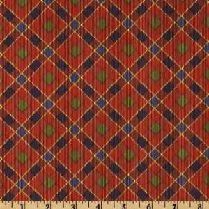  44 Wide A Scout Is. . . Plaid Red Fabric By The Yard 