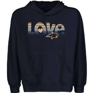  Montana State Bobcats Youth Love Pullover Hoodie   Navy 