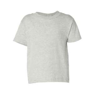  Rabbit Skins Toddler Short Sleeve Cotton T Shirt, Ash, 2T 