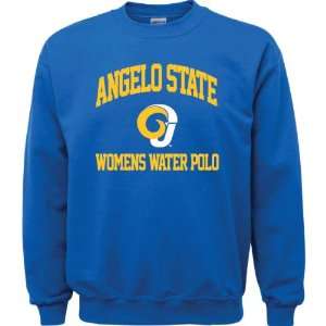  Angelo State Rams Royal Blue Womens Water Polo Arch 
