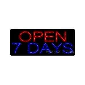  Open 7 Days Outdoor LED Sign 13 x 32