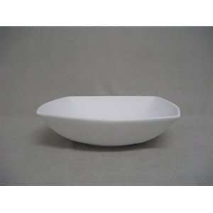Ceramic bisque unpainted 10 1071 rounded square serving bowl 11 3/4 