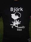 Bjork Family Tree Shirt Large New Punk