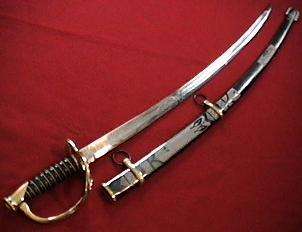 CONFEDERATE MCELROY CAVALRY OFFICER SWORD  