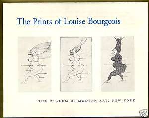 The Prints of Louise Bourgeois INSCRIBED copy  