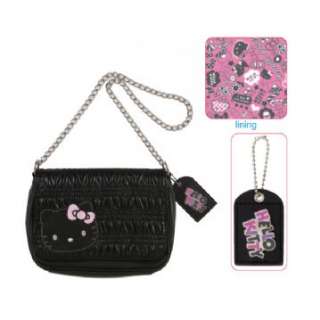 Hello Kitty Shoulder Bag/Purse/Handbag Black Sweets  