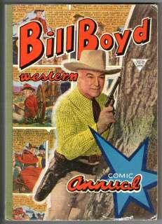 BILL BOYD WESTERN COMIC ANNUAL HARDCOVER 1950S  