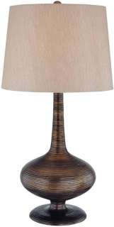 Lite Source Morton Brushed Gold Bronze Table Lamp 21368  