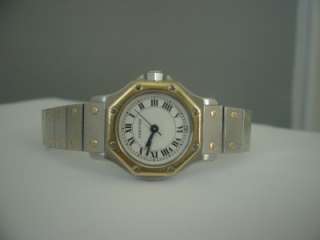 Ladies Cartier Santos 18k and stainless steel Automatic Watch NO 