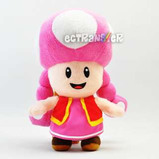 12 Super Mario TOADETTE Figure Plush Toy New/MY264  