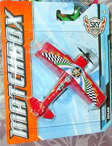 NEW FOR 2012 MATCHBOX SKYBUSTERS RED BEACH BI PLANE MIP  