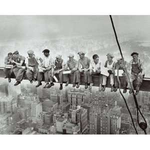 New York   Mittagspause Auf Einem Wolkenkratzer, 1932 Mini Poster (50 