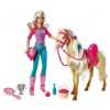 Mattel V5721   Barbie & Tawny, Puppe mit Pferd, Bürste, Sattel 