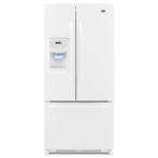 Ice淋 21.8 cu. ft. 33 in. Wide French Door Refrigerator in White
