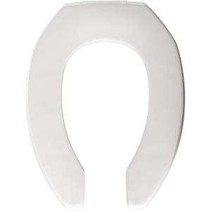   Open Front Toilet Seat in White 2155SSCT 000 