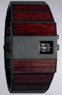 Nixon The Rotolog Watch in Dark Wood Black  Karmaloop   Global 