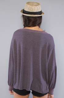 Wildfox The Outlaw Nevada Jumper in Amethyst  Karmaloop   Global 