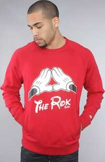 RockSmith The ROK Crewneck Sweatshirt in Red  Karmaloop   Global 