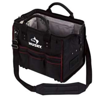 Husky 16 in. Large Mouth Bag with Tool Wall 80896N09 