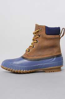 Sorel The Cheyanne Lace Boot in Brown and Blue  Karmaloop 