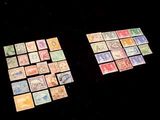 Estate Lot 37 British Colonies Islands POSTAGE STAMPS Old Collection 