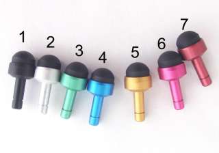 6X Mini Anti Dust Plug for iphone 4G 4S Accessory Ear Cap As Touch 