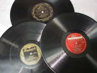 Lot 14 Victrola 78 RPM 10 Records BIG BAND ORCHESTRA Waltz Style 